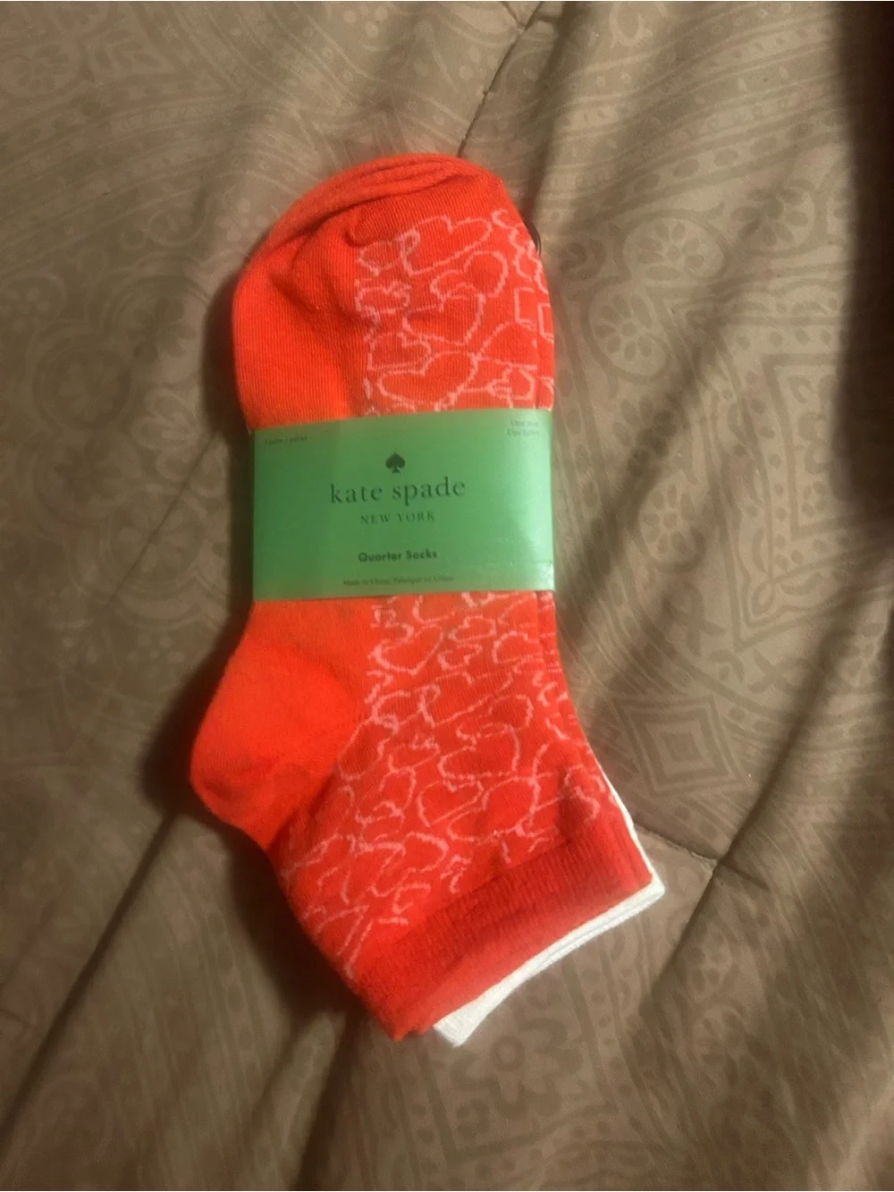 kate spade Quarter Socks 3pk